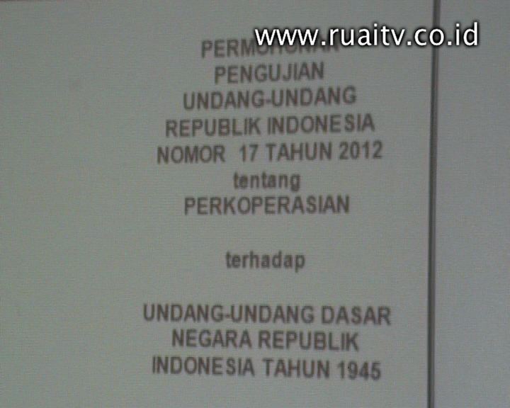 7 Credit Union Gugat UU Perkoperasian - Ruai TV
