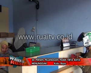 30 persen pelanggan PDAM TIRTA RAYA Menunggak