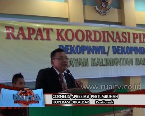 CORNELIS APRESIASI PERTUMBUHAN KOPERASI DI KALBAR