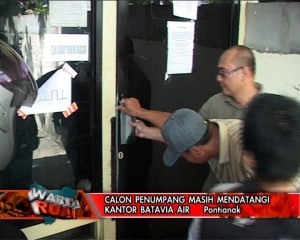 Calon Penumpang Masih Mendatangi Kantor Batavia Air