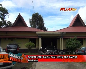 GOLKAR CARI CALON WAL KOTA PRO RAKYAT