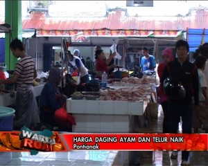 Harga daging ayam dan telur naik