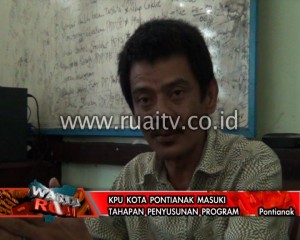 KPU Kota Pontianak Masuki Tahapan penysunan program