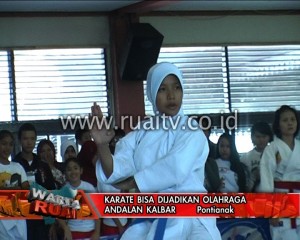 Karate Bisa dijadikan olah raga andalan Kalbar
