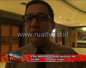 RTRW Merupakan akar masalah IPM Kalbar