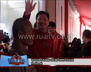 WAGUB KALBAR GELAR OPEN HOUSE