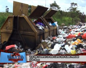 volume sampah di KKR capai 300 kubik perhari
