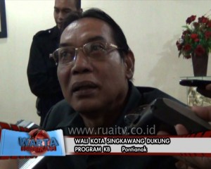 walikota singkawang dukung program kb