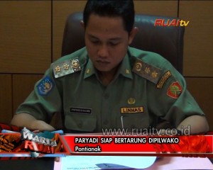 PARYADI SIAP BERTARUNG DIPILWAKO PONTIANAK
