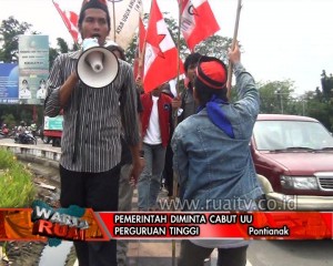 PEMERINTAH DIMINTA CABUT UU PERGURUAN TINGGI