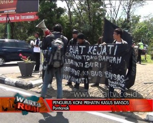PENGURUS KONI PRIHATIN KASUS BANSOS