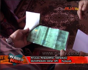 PETUGAS PENDAMPING TERINDIKASI SELEWENGKAN DANA JSPC