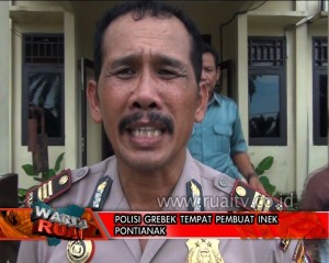 POLISI GEREBEK TAMPAT PEMBUATAN INEK