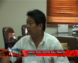 SANKSI TEGAS DOKTER MALL PRAKTEK
