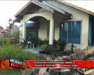 KEJAHATAN KONVENSIONAL MARAK TERJADI DI PONTURA