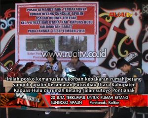 20 JUTA TERKUMPUL UNTUK RUMAH BETANG SUNGOLO APALIN