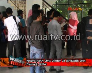 PENDAFTARAN CPNS DITUTUP