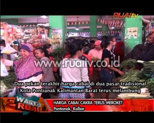 HARGA CABAI CAKRA TERUS MENINGKAT