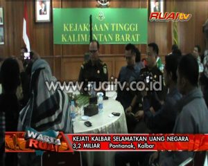KEJATI KALBAR SELAMATKAN UANG NEGARA 3,2 MILIAR