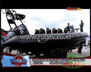 200 ALAT TEMPUR TNI DITAMPILKAN DALAM PAMERAN ALUTSISTA