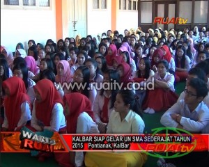 KALBAR SIAP GELAR UN SMA SEDERAJAT TAHUN 2015