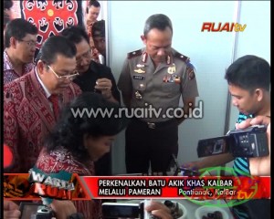 PERKENALKAN BATU AKIK KHAS KALBAR MELALUI PAMERAN
