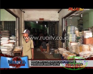 WARGA MINTA PEMERINTAH SIGAP ANTISIPASI PEREDARAN BERAS PLASTIK