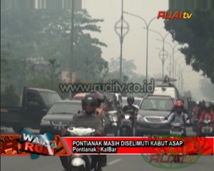 PONTIANAK AMASIH DISELIMUTI KABUT ASAP0