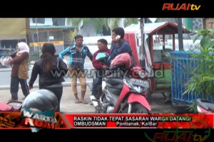 RASKIN TIDAK TEPAT SASARAN WARGA DATANGI OMBUDSMAN_100
