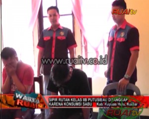 SIPIR RUTAN KELAS III PUTUSIBAU DITANGKAP KARENA KONSUMSI SABU0