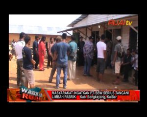 MASYARAKAT INGATKAN PT SBW SERIUS TANGANI LIMBAH PABRIK_10