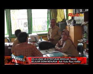 KELULUSAN UN DITENTUKAN SEKOLAH, TREND BELAJAR SISWA MENURUN_10