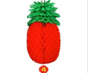 Makna Ornamen Lampion dan Nanas paa Saat Imlek
