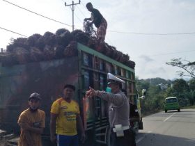 Angkut Sawit Wajib Pasang Jaring