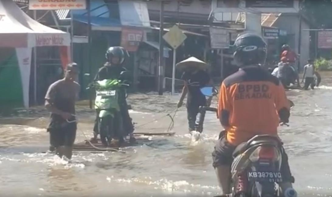 kondisi banjir di Sekadau_ruai.tv