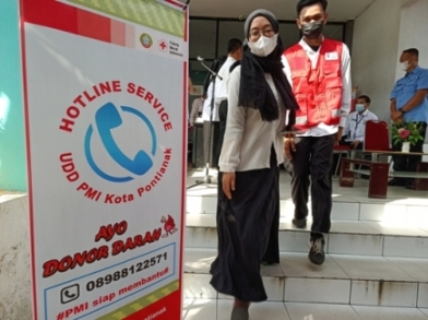 Hotline Servis PMI Pontianak, Pastikan Ketersediaan Stok Darah