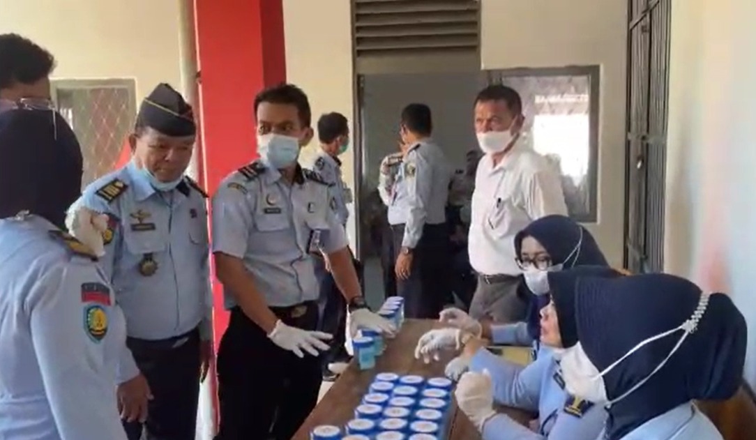 test narkoba lapas ketapang
