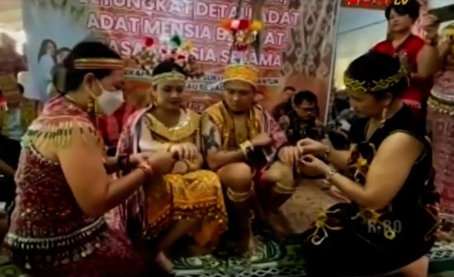 nikah adat Dayak Kantuk