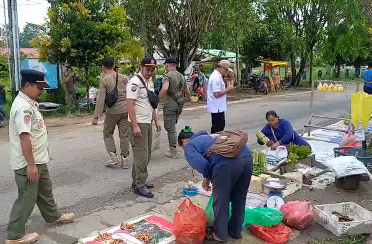 razia PKL Sanggau