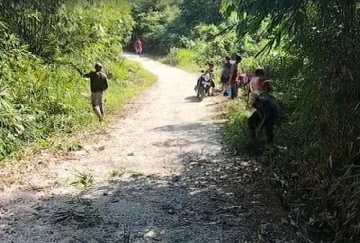 jalan tanah di